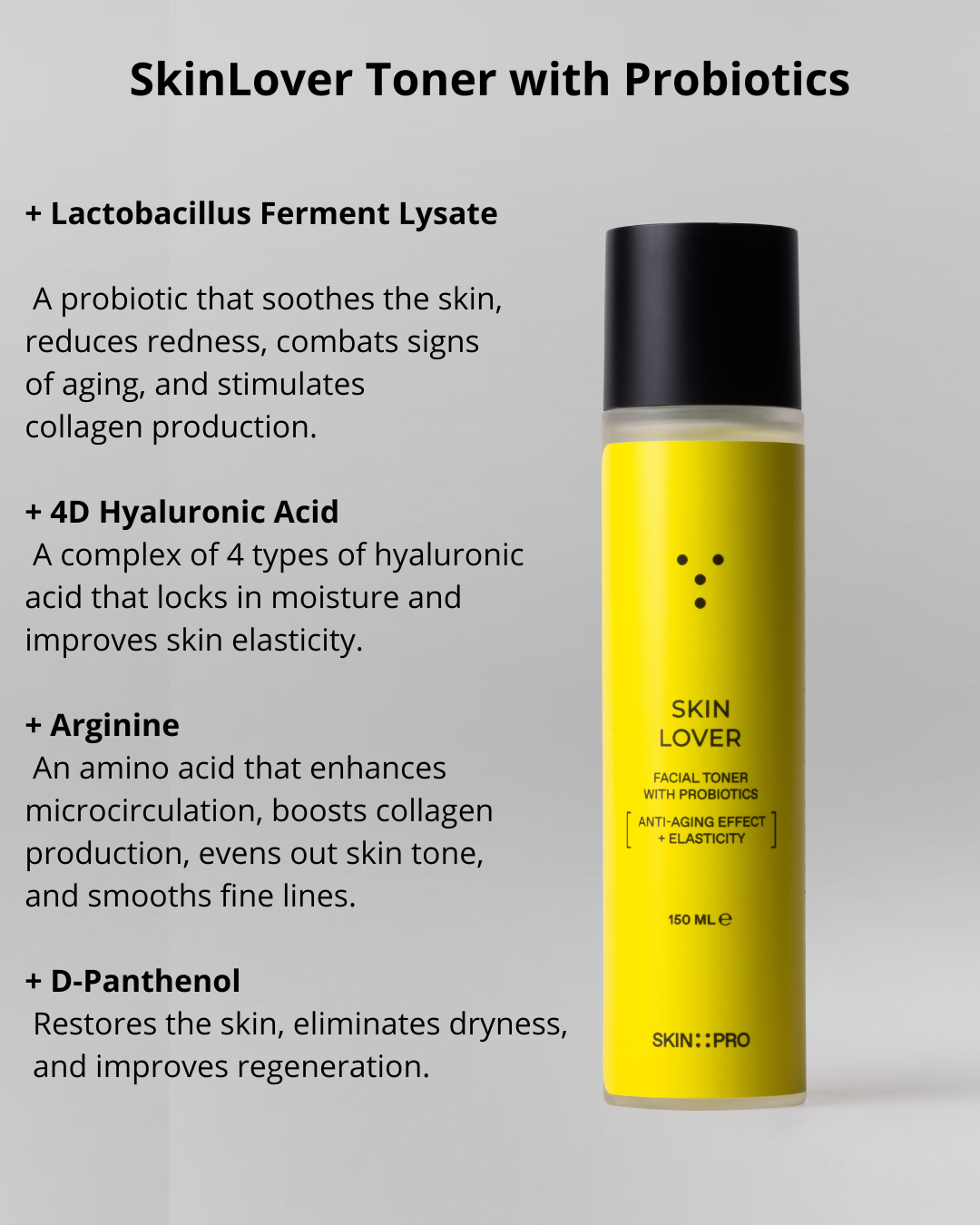SkinLover Facial toner with probiotics