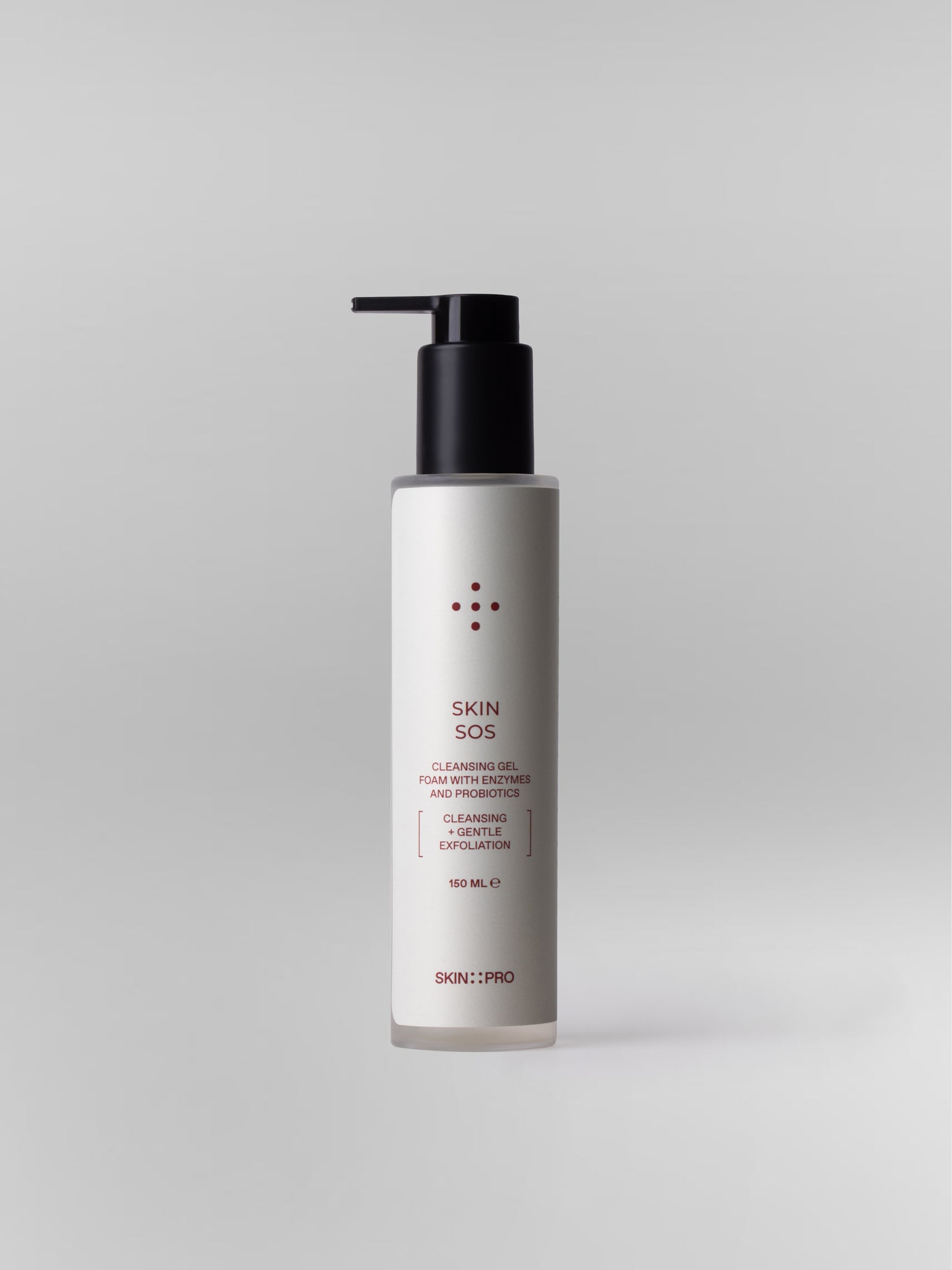 SkinSos cleansing gel foam with enzymes and probiotics